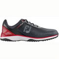Footjoy Hyperflex Fitness Trainer Men's Shoes - Charcoal Gray/Red